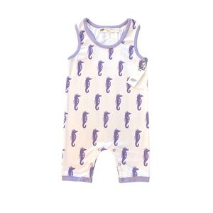 🆕 Monica + Andy Organic Seahorse Romper